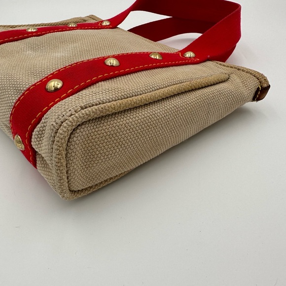 LOUIS VUITTON LV Tote Bag Antigua Cabas PM Beige Canvas - Picture 13 of 15